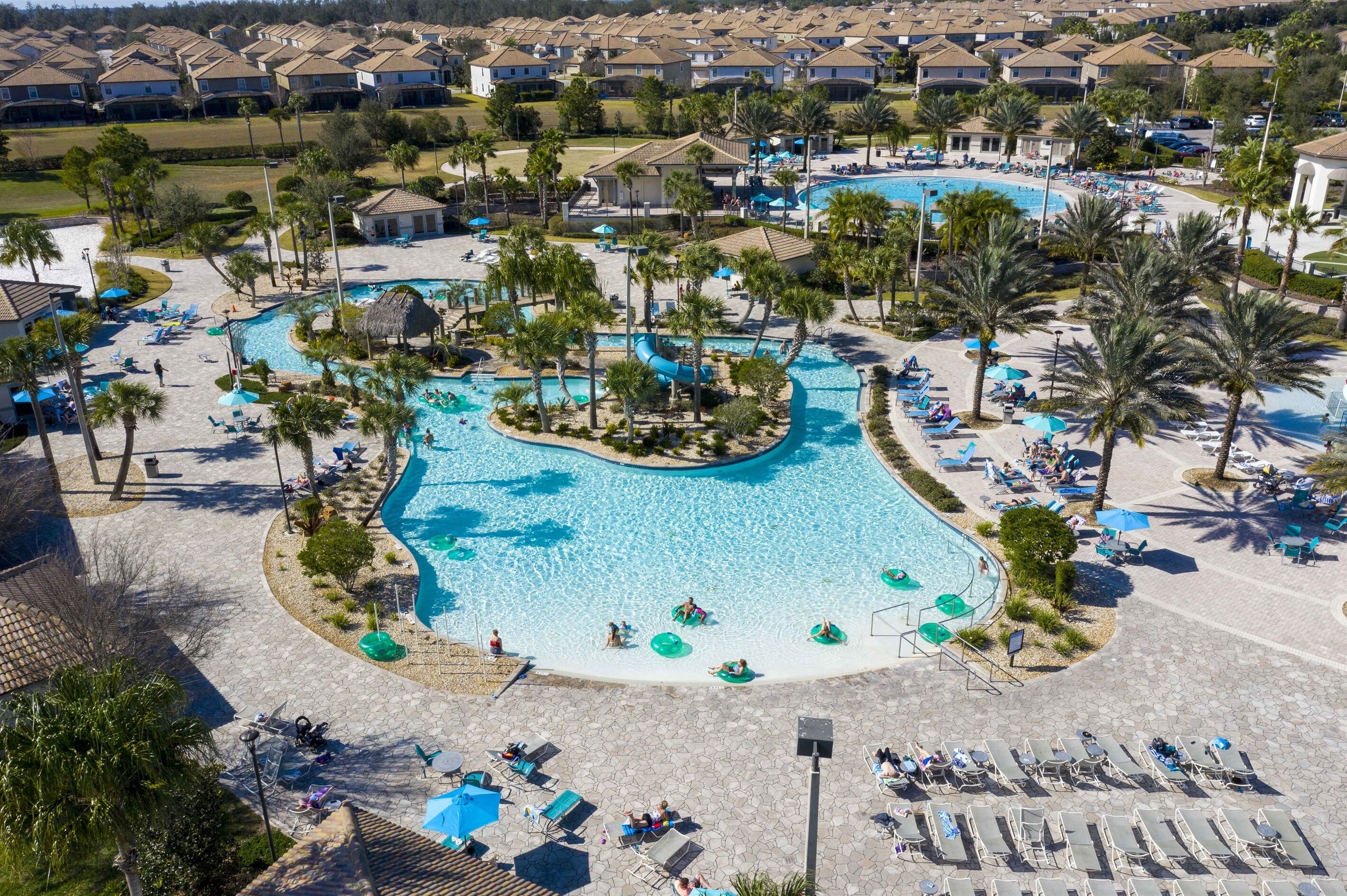 Una piscina riscaldata