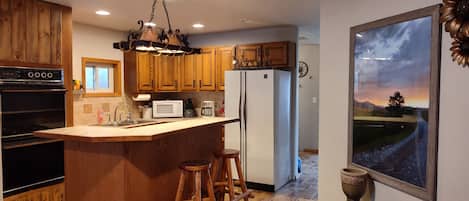 Microwave, oven, stovetop