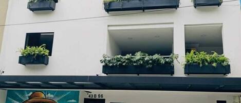 Fassade der Unterkunft