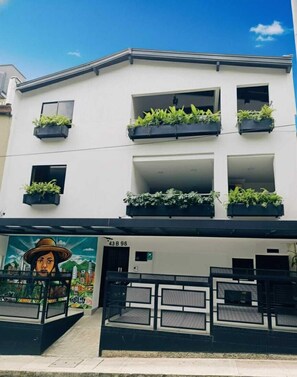 Fassade der Unterkunft