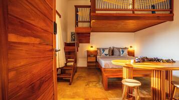 1 dormitorio, caja fuerte, cortinas opacas y sistema de insonorización