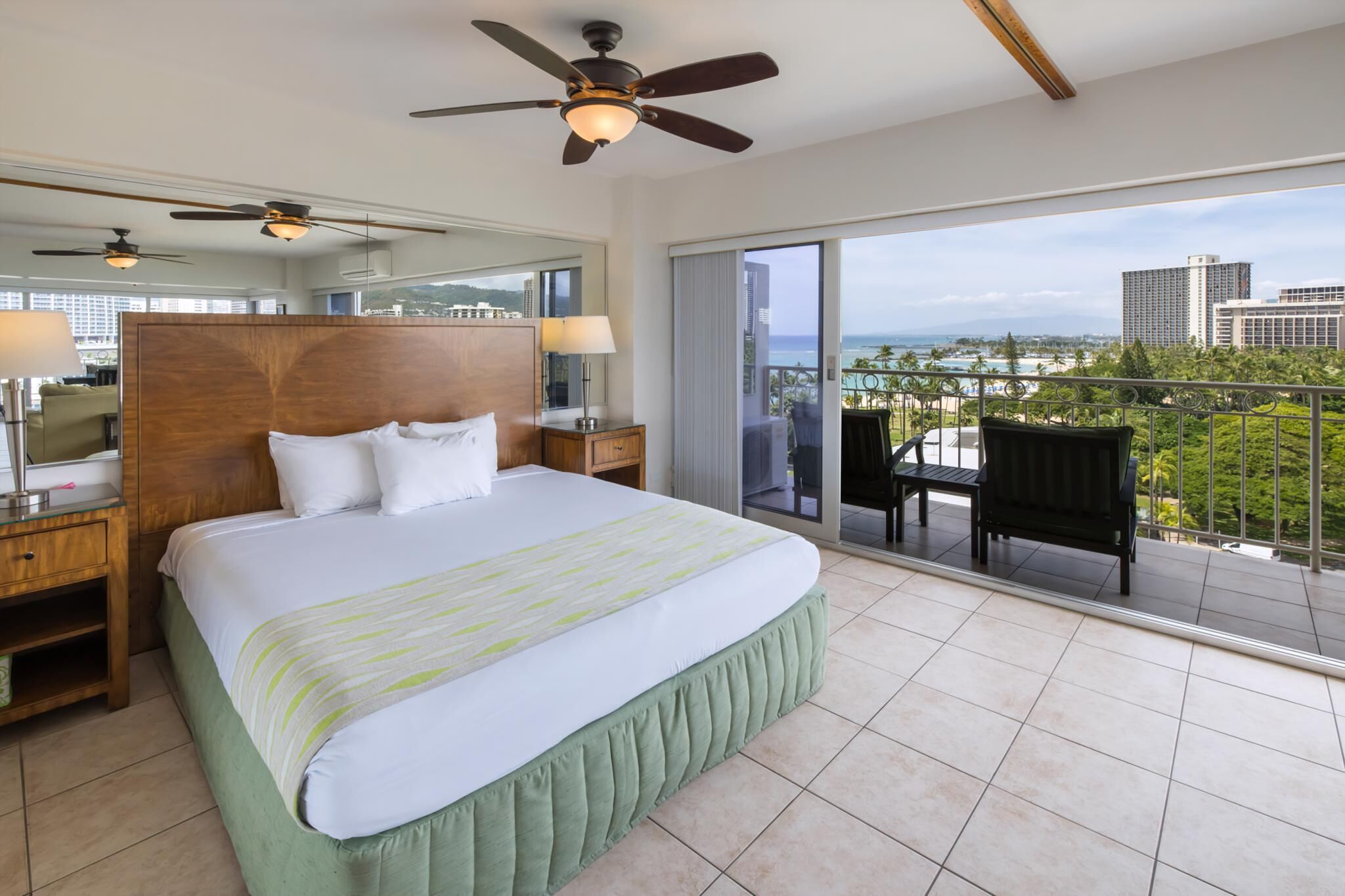 2 bedrooms, in-room safe, iron/ironing board, free WiFi