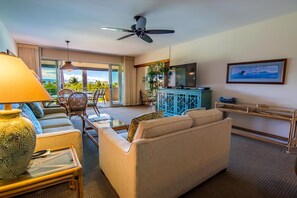 Living area - Kaanapali Maui Eldorado A205 Partial Ocean 1 BD (Lahaina)