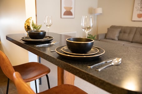 Dining. Charming 1-bedroom apartment in Jericho