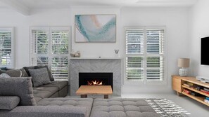 Smart TV - Hillside Hamptons Indoor Fire and Fire Pit (Terrigal)