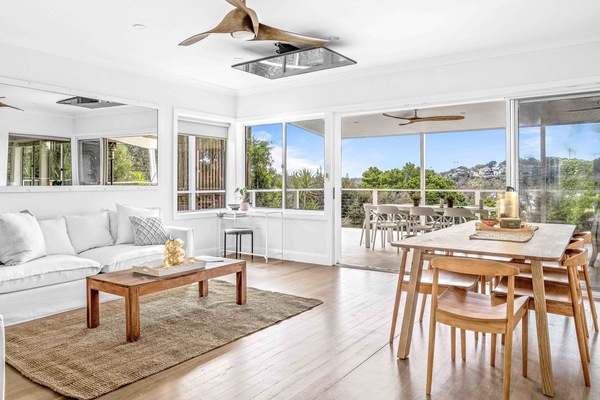 A bright and welcoming space to gather and unwind.
