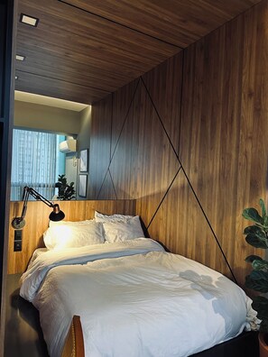 1 dormitorio, tabla de planchar con plancha, wifi gratis y ropa de cama