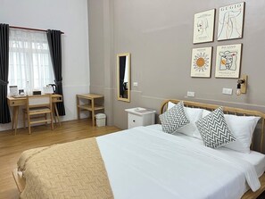 华丽双人房, 城市景观 | 办公桌、遮光窗帘、隔音、熨斗/熨板