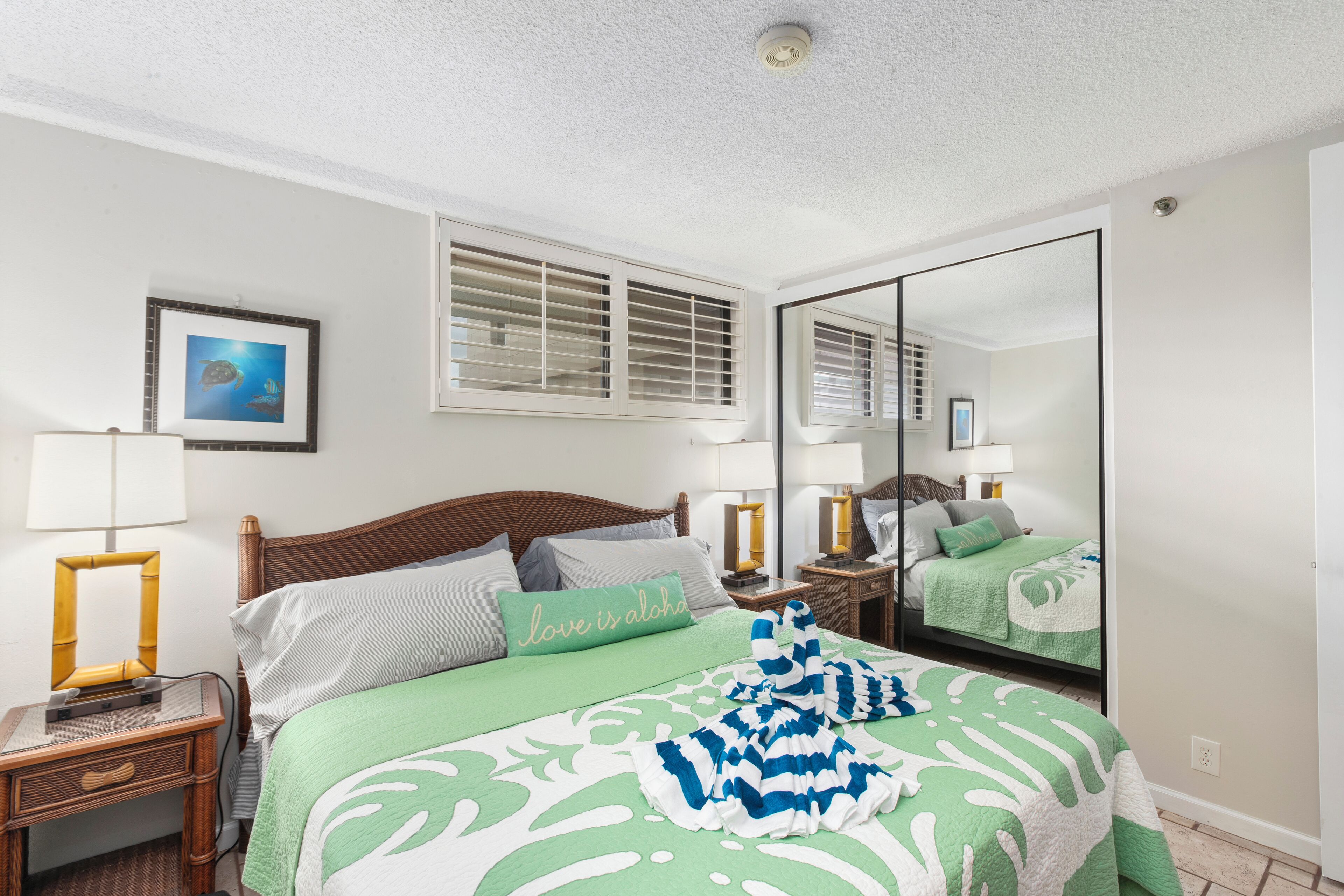 1 bedroom, iron/ironing board, travel crib, WiFi