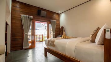 Villa – deluxe, 2 soverom, havutsikt | 2 soverom, skrivebord og wi-fi (inkludert)