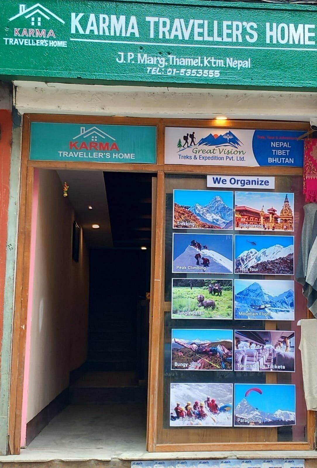 Fassade der Unterkunft