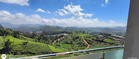 Deluxe Room, 1 King Bed, Valley View | Balcony view