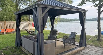 Enjoy our beautiful lake front cottage on little lake with our 4 bedroom cottage