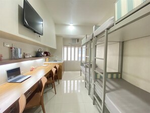 Desk, laptop workspace, soundproofing - UHome Lacson (Manila)