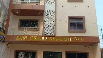 Fassade der Unterkunft