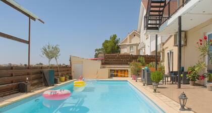 Comfy room with sea view in Villa private pool fitness room in adorable Oroklini