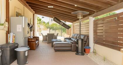 Comfy room with sea view in Villa private pool fitness room in adorable Oroklini