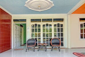 Siddeområde i lobbyen