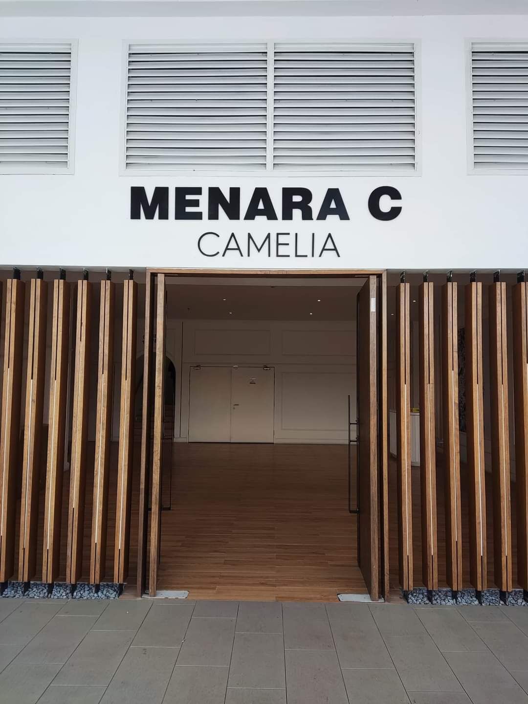 Majoituspaikan julkisivu