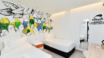 Twin Room | Desk, iron/ironing board, free WiFi
