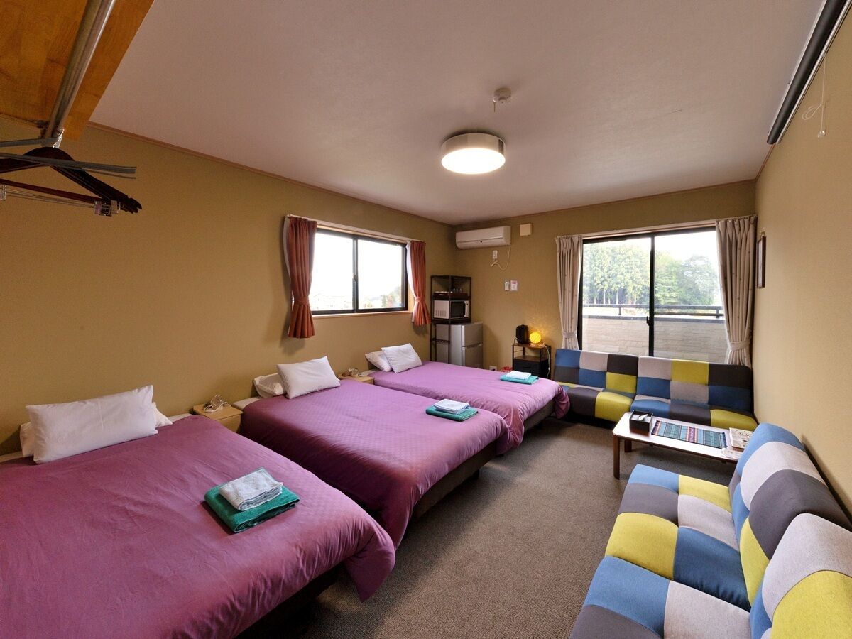 Blackout curtains, free WiFi, bed sheets