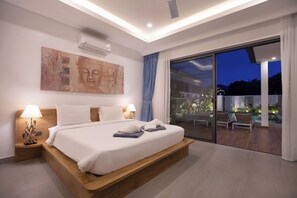 2 bedrooms, iron/ironing board, WiFi, bed sheets - Villa Hapai - New 2 bedroom villa with swimming pool in Rawai (Mueang Phuket)