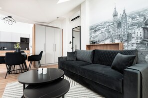 28B. Krowoderska 55 | Living room | TV - Krowoderska 55 By Upstairs (Kraków)