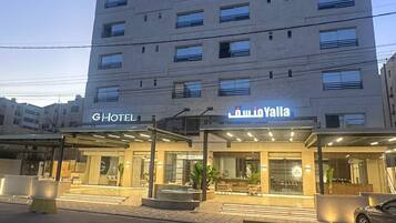 Voorkant van accommodatie