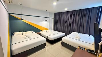 Habitació doble familiar | Escriptori, planxa i posts de planxar i wifi gratuïta