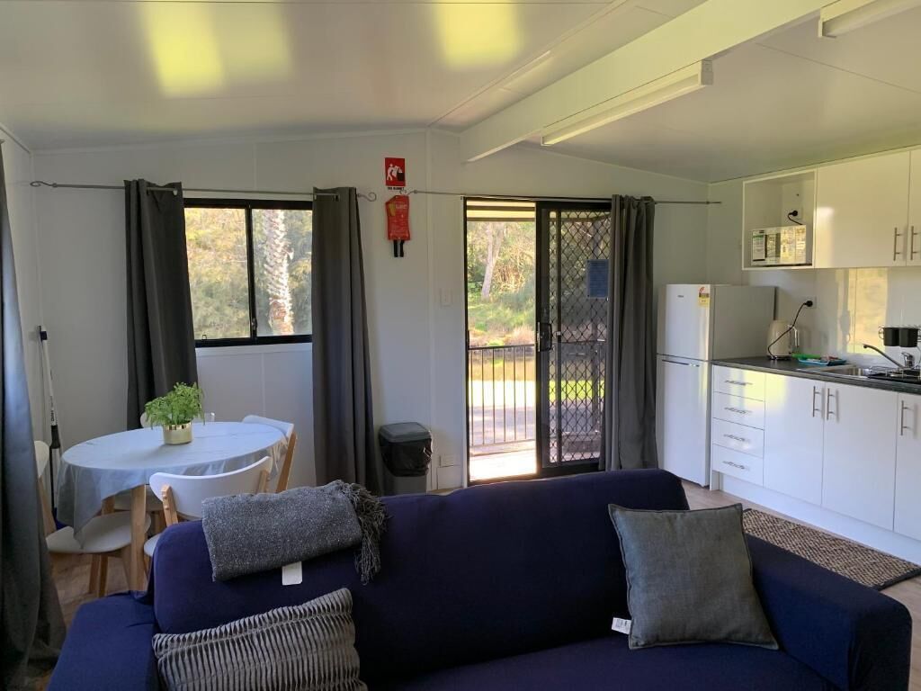 Superior Creek View 2 Bedroom Cabin | Living area | Flat-screen TV