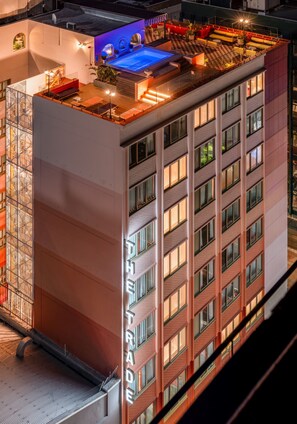 Façade de l’hébergement