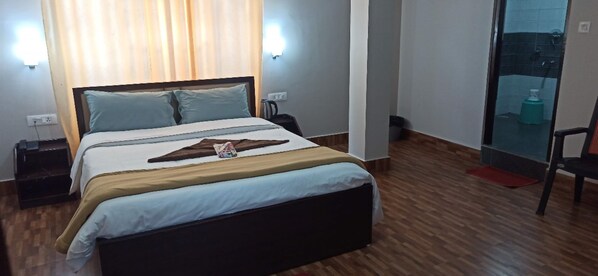 Geluiddichte muren, gratis wifi, beddengoed