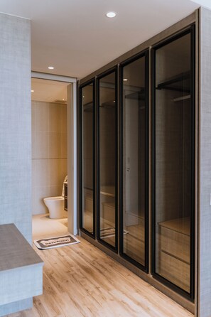 디럭스 스위트, 침실 1개 | 다리미/다리미판, 무료 WiFi, 침대 시트