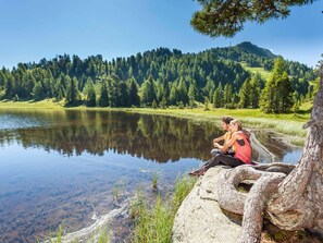 Alpehytte | Utsikt fra overnattingsstedet