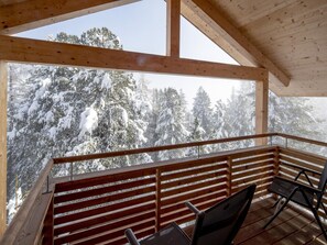 Alpehytte | Utsikt fra overnattingsstedet