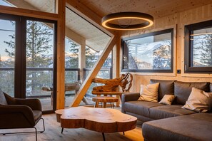 Living room - Lush Chalet With Indoor Sauna (Stadl-Predlitz)