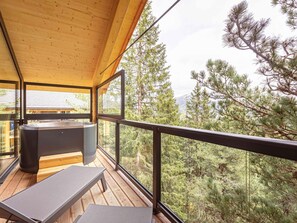 Chalet | View from property - Attractive Chalet Sauna & Hottub (Stadl-Predlitz)