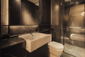 Premium Studio, City View | Bathroom | Shower, hair dryer, slippers, bidet - NaiBnB @ Agile Bukit Bintang (Kuala Lumpur)