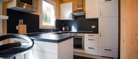 Chalet | Dapur peribadi | Cerek elektrik, pembakar roti