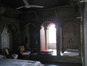 Vue sur la ville depuis l’hébergement