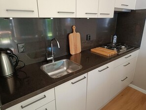 Private kitchen - Bungalow in Breskens Near the Coast (Breskens)