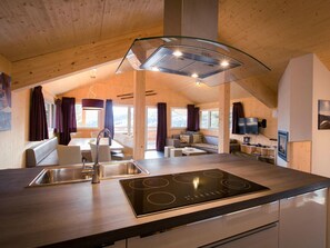Chalet | Private kitchen - Premium Chalet With Infrared Sauna (Stadl-Predlitz)