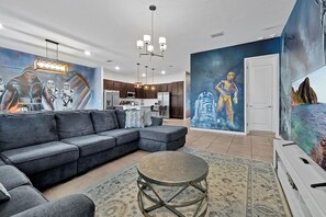 Smart TV, video games, table football - Luxury 12-BR Villa w/ Pool & Resort Amenities Near Disney (Kissimmee)