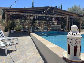Apartment | Pool | Outdoor pool - Miluna Oasis Suites - Sleeps4-pool-mountainview (Huercal-Overa)
