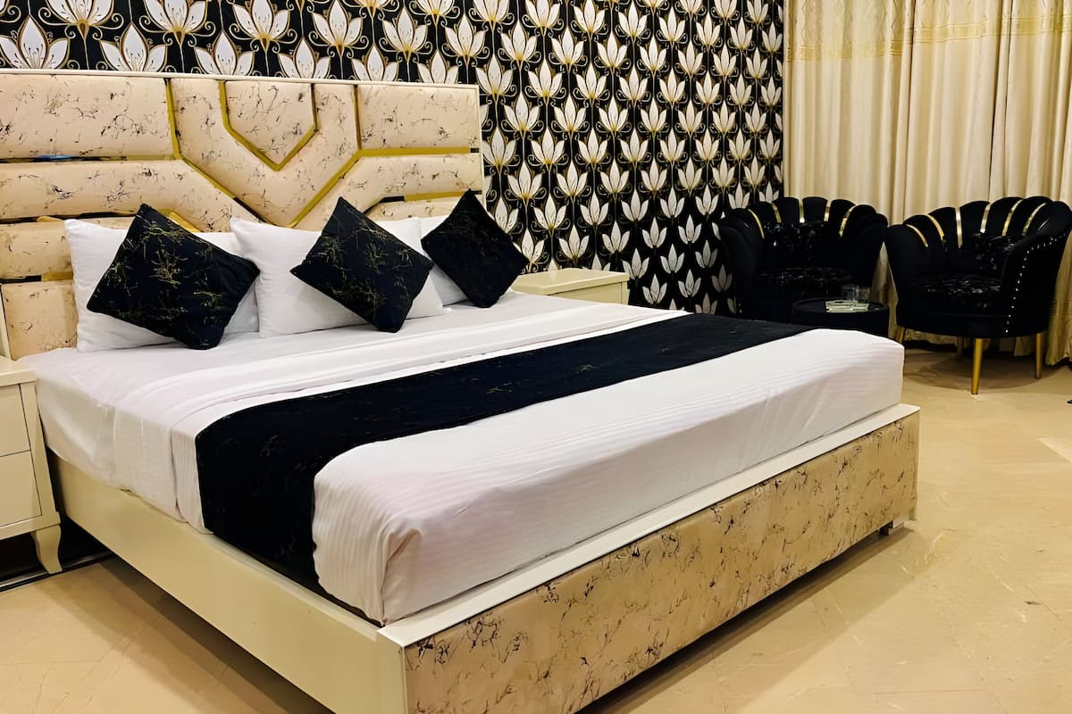 Deluxe kamer, uitzicht op stad | Gratis wifi