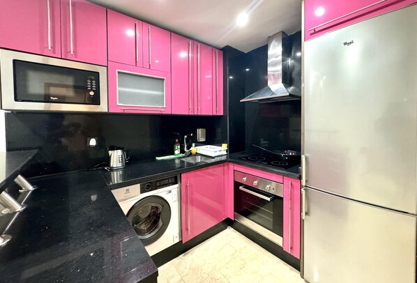 Apartment | Private kitchen - Spanish Seaside Escape at Ceuta (Ceuta)