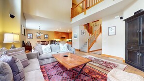 Living area - Timbers #27 4 Bedroom Townhouse by RedAwning (Mammoth Lakes)