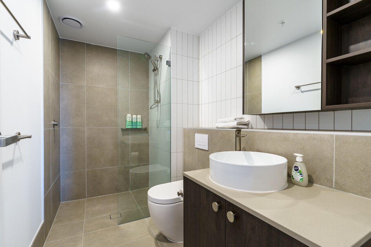 Hair dryer, towels