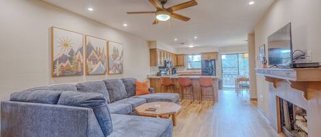 Fernseher, Kamin, Computerbildschirme