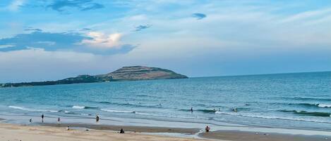 Beach nearby, white sand